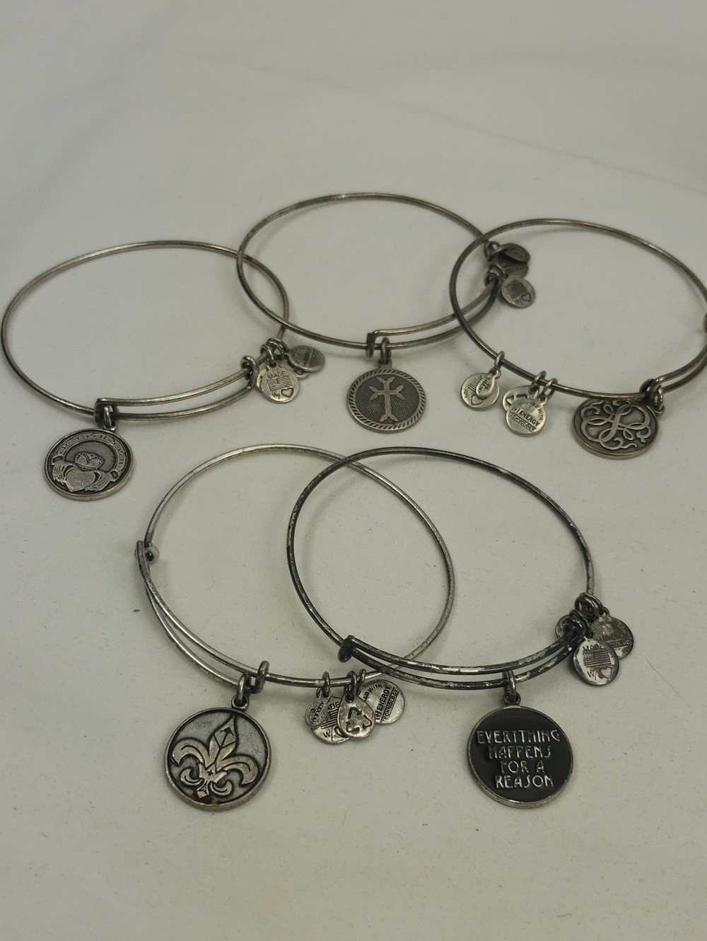 Alex & Ani Bracelets Lot Of 5